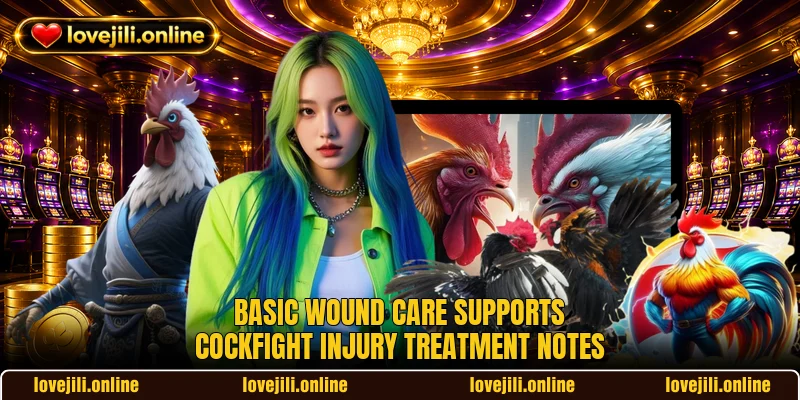 Basic wound care supports Cockfight Injury Treatment notes Basic wound care supports Cockfight Injury Treatment notes