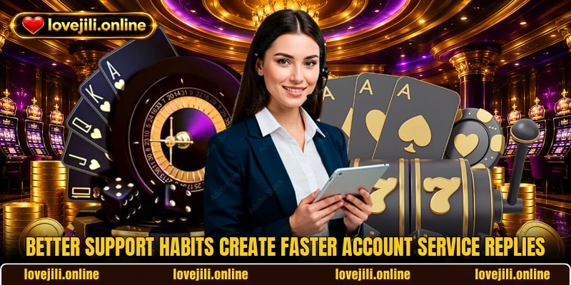 Better support habits create faster account service replies Better support habits create faster account service replies