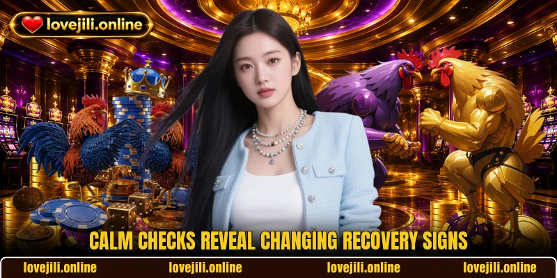Calm checks reveal changing recovery signs Calm checks reveal changing recovery signs