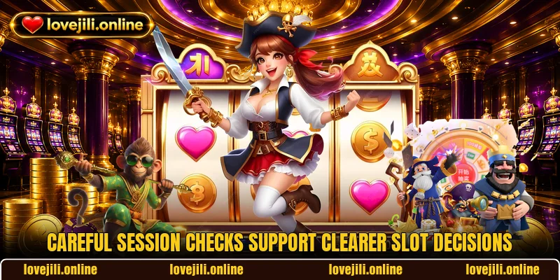 Careful session checks support clearer slot decisions