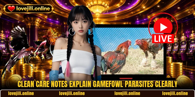 Clean care notes explain Gamefowl Parasites clearly Clean care notes explain Gamefowl Parasites clearly