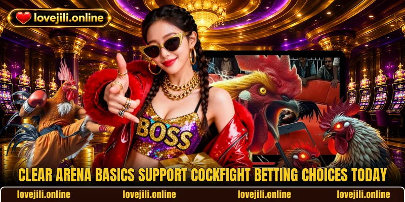 Clear arena basics support cockfight betting choices today