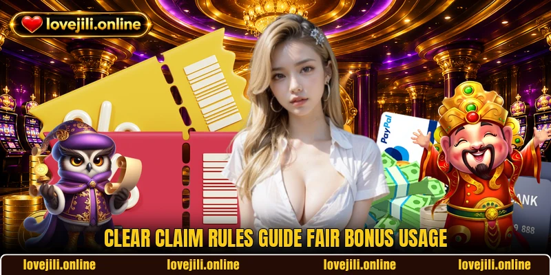 Clear claim rules guide fair bonus usage