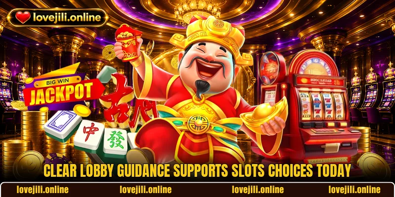 Clear lobby guidance supports slots choices today Clear lobby guidance supports slots choices today