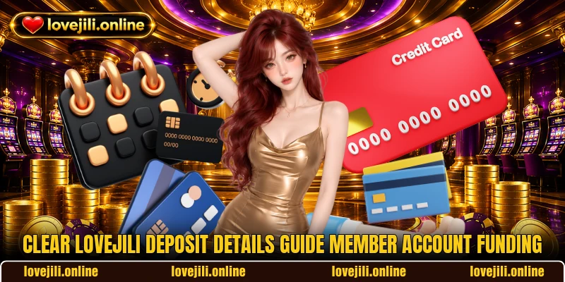 Clear LOVEJILI deposit details guide member account funding