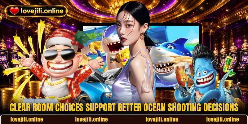 Clear room choices support better ocean shooting decisions