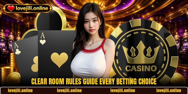 Clear room rules guide every betting choice Clear room rules guide every betting choice