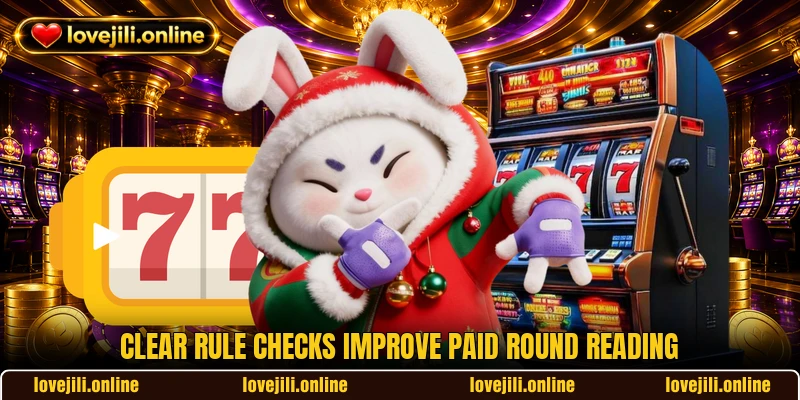 Clear rule checks improve paid round reading Clear rule checks improve paid round reading