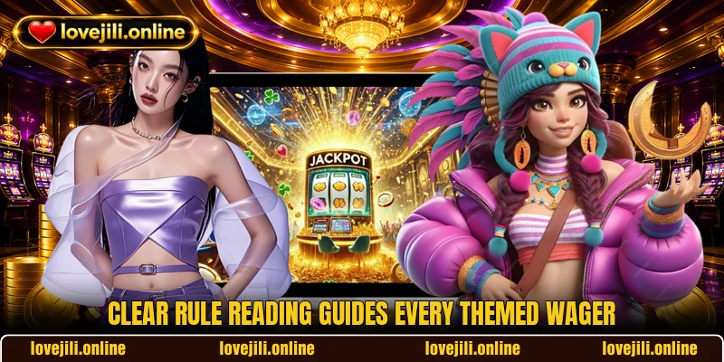 Clear rule reading guides every themed wager