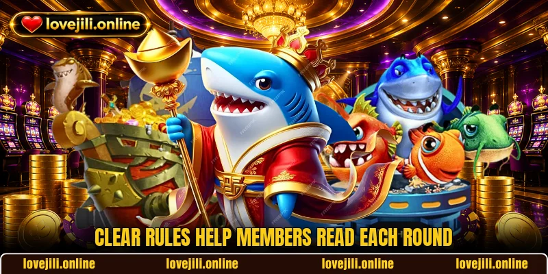 Clear rules help members read each round Clear rules help members read each round