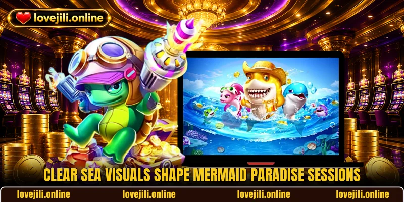 Clear sea visuals shape Mermaid Paradise sessions