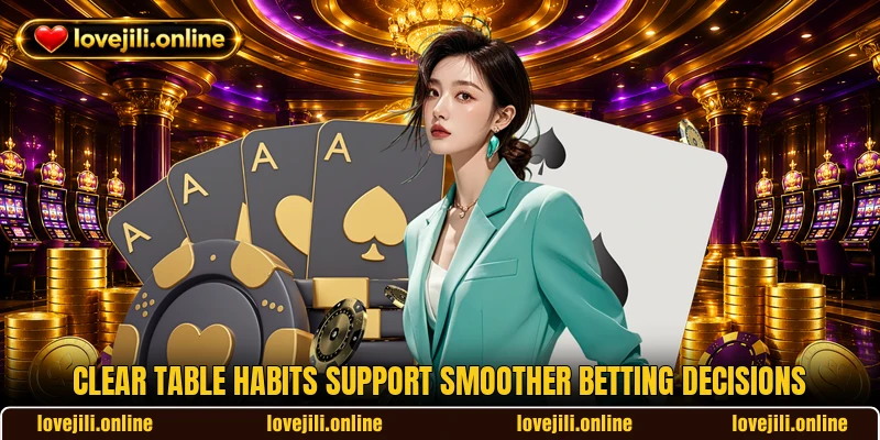 Clear table habits support smoother betting decisions Clear table habits support smoother betting decisions