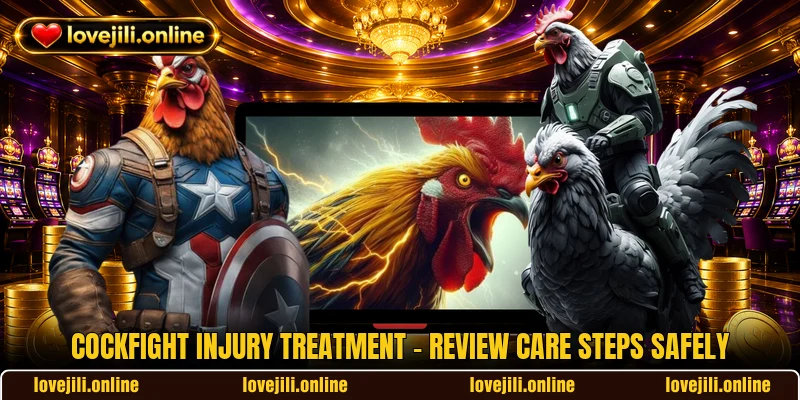 Cockfight Injury Treatment - Review Care Steps Safely