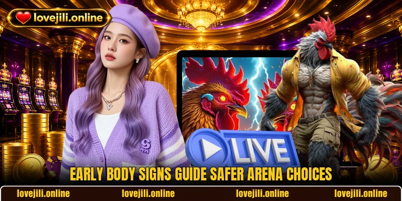 Early body signs guide safer arena choices Early body signs guide safer arena choices