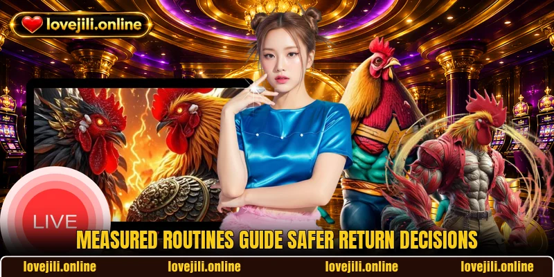 Measured routines guide safer return decisions Measured routines guide safer return decisions