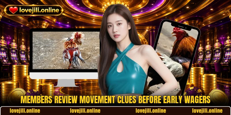 Members review movement clues before early wagers