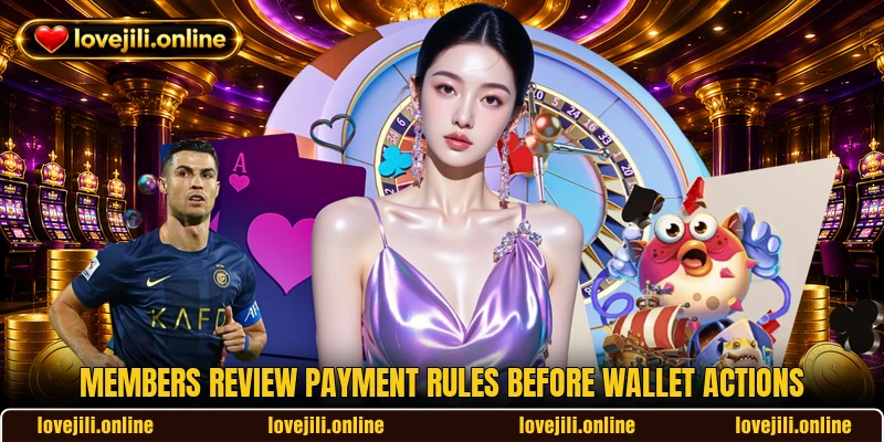 Members review payment rules before wallet actions