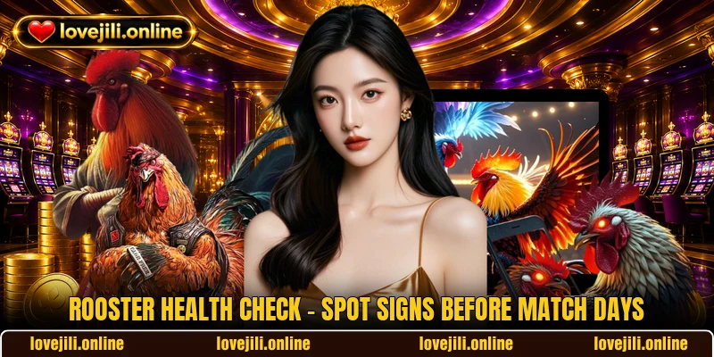 Rooster Health Check - Spot Signs Before Match Days