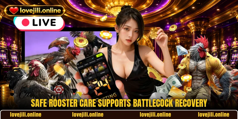Safe rooster care supports Battlecock Recovery Safe rooster care supports Battlecock Recovery