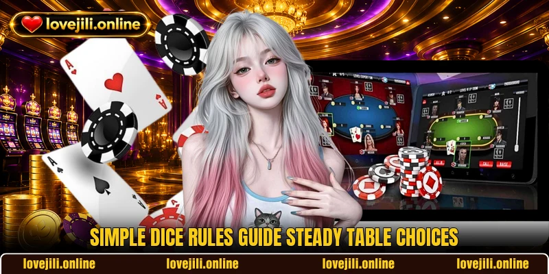 Simple dice rules guide steady table choices Simple dice rules guide steady table choices