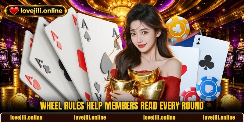 Wheel rules help members read every round Wheel rules help members read every round